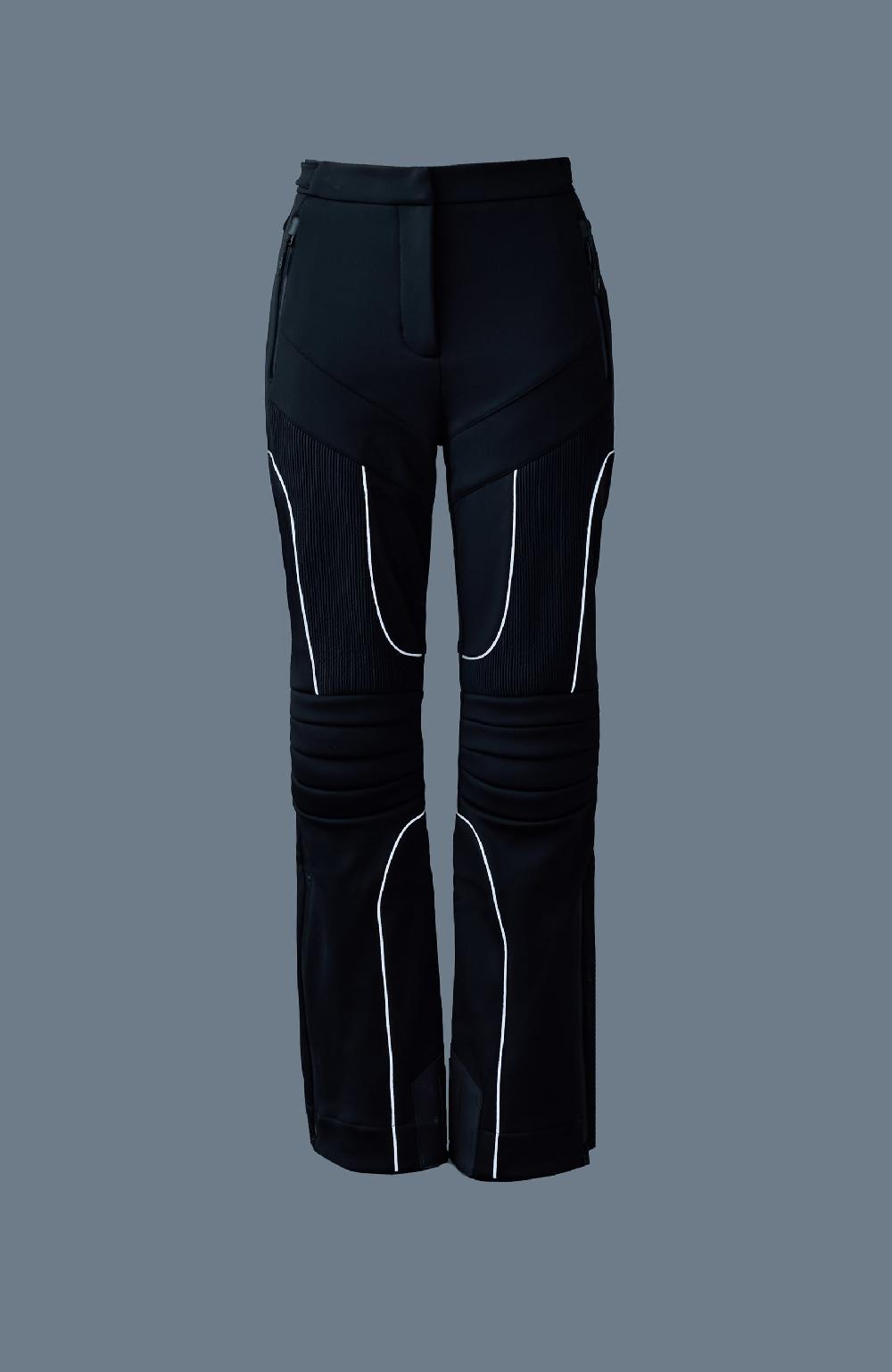 mackage MAIKA Pantalon de ski en tissu technique à genoux articulés et fronces