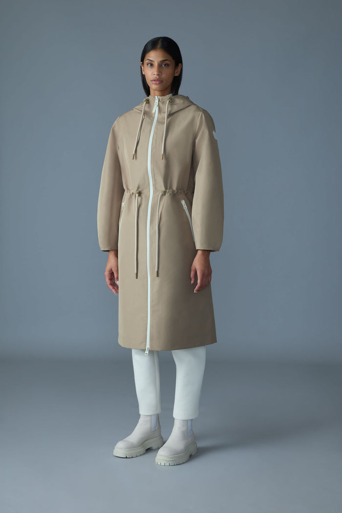 Mackage MEKELLE-Z Manteau De Pluie Technique Long En Tissu Recyclé