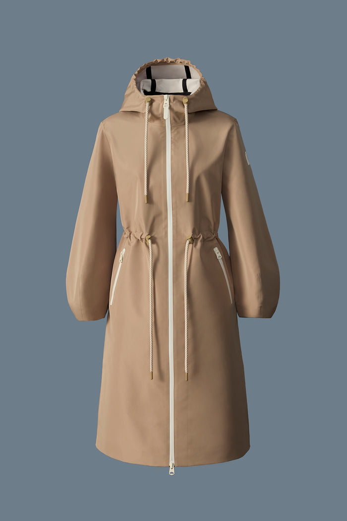 Mackage MEKELLE-Z Manteau De Pluie Technique Long En Tissu Recyclé