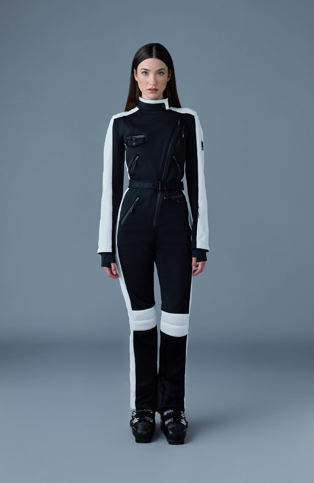 Mackage MIAKIM Combinaison De Ski En Laine Polaire Technique Avec Fermeture éclair Asymétrique
