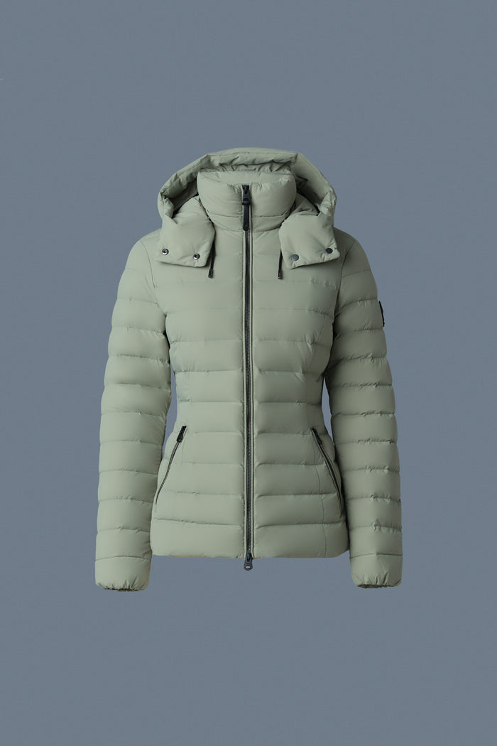 Mackage MICHI Manteau En Duvet Léger En Tissu Agile-360 Avec Capuchon
