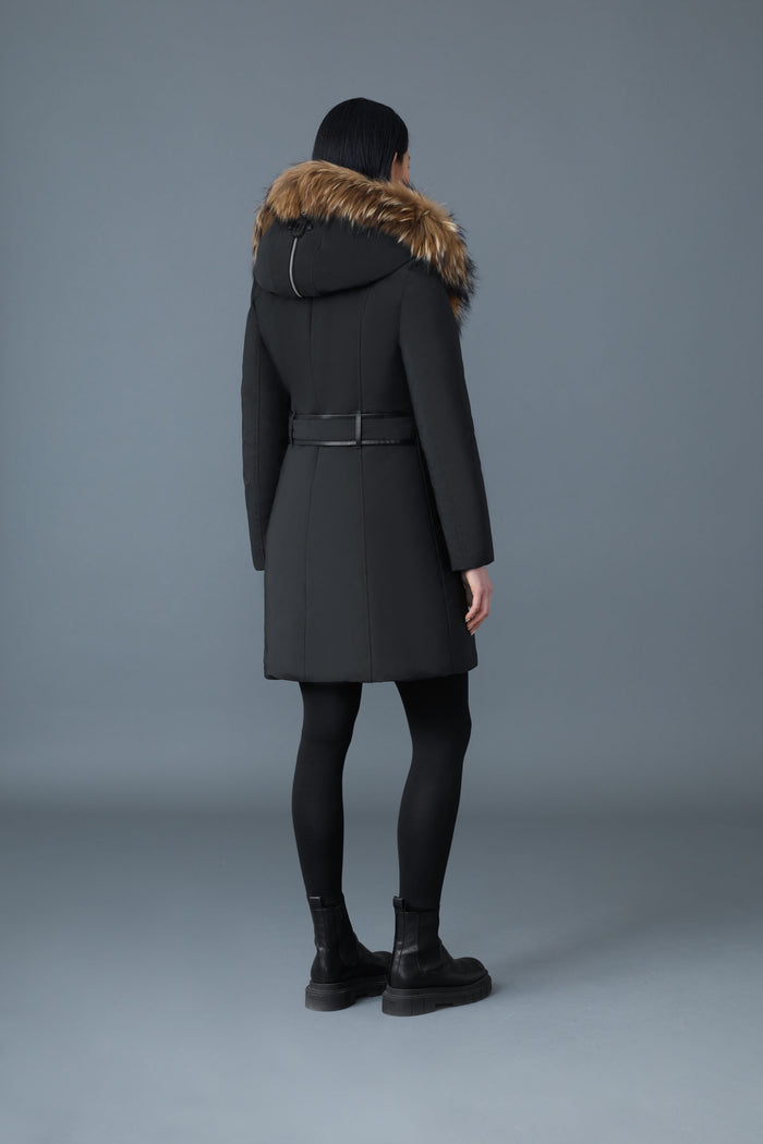 Mackage TRISH Manteau En Duvet Powder Touch Avec Col Signature Mackage En Fourrure Naturelle