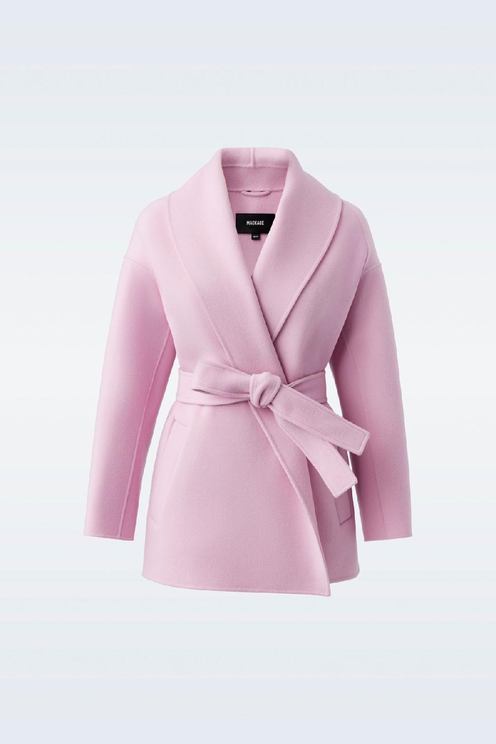 Mackage TYRA Manteau Portefeuille En Laine Double Face