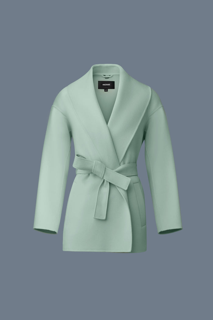 Mackage TYRA Manteau Portefeuille En Laine Double Face