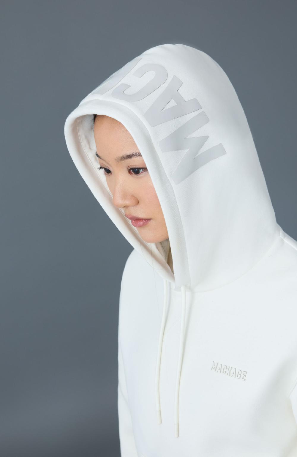 Mackage ZOSIA Chandail à Capuchon Et Logo En Jersey Double Face