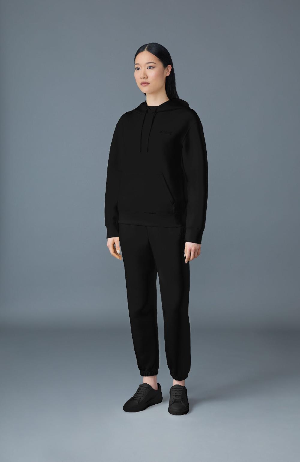 Mackage ZOSIA Chandail à Capuchon Et Logo En Jersey Double Face