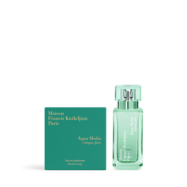 Maison Francis Kurkdjian Paris Aqua Media Cologne Forte Duo Savon Parfumant Et Eau De Parfum