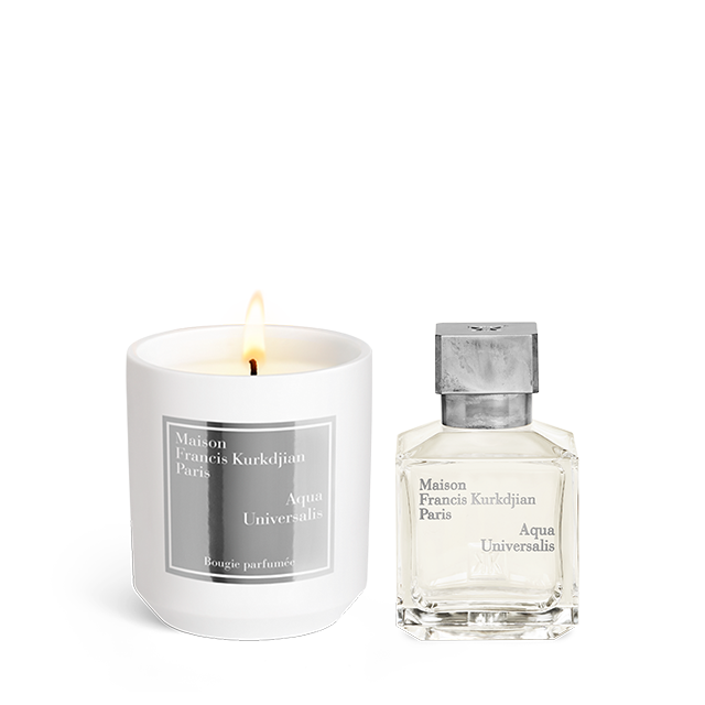 maison francis kurkdjian paris AquaUniversalis Duo Bougie parfumée et Eau de toilette