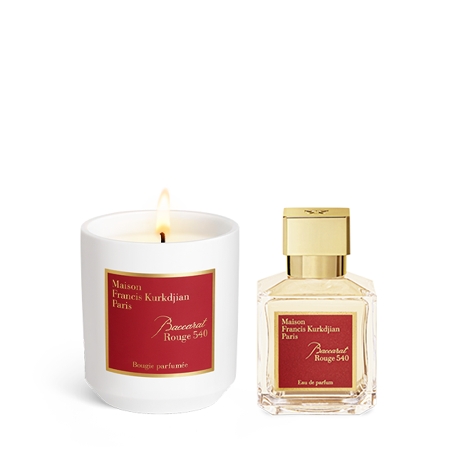 maison francis kurkdjian paris BaccaratRouge 540 Duo Bougie parfumée et Eau de parfum