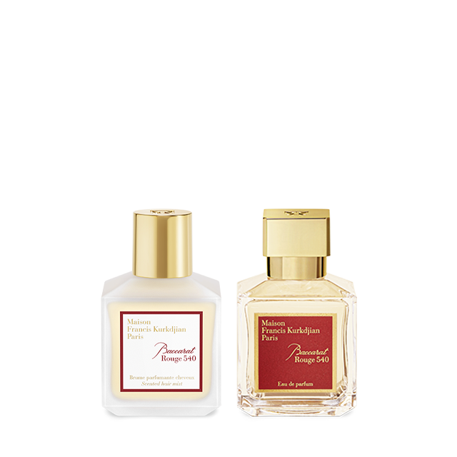 maison francis kurkdjian paris BaccaratRouge 540 Duo Brume parfumante cheveux et Eau de parfum