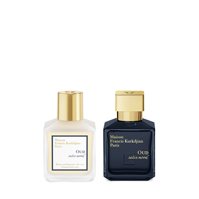 maison francis kurkdjian paris OUD satin mood Duo Brume parfumante cheveux et Eau de parfum