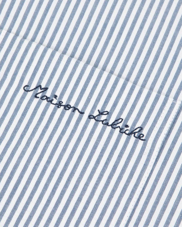 Maison Labiche La Chemise Bonne Graine "seersucker Coton"