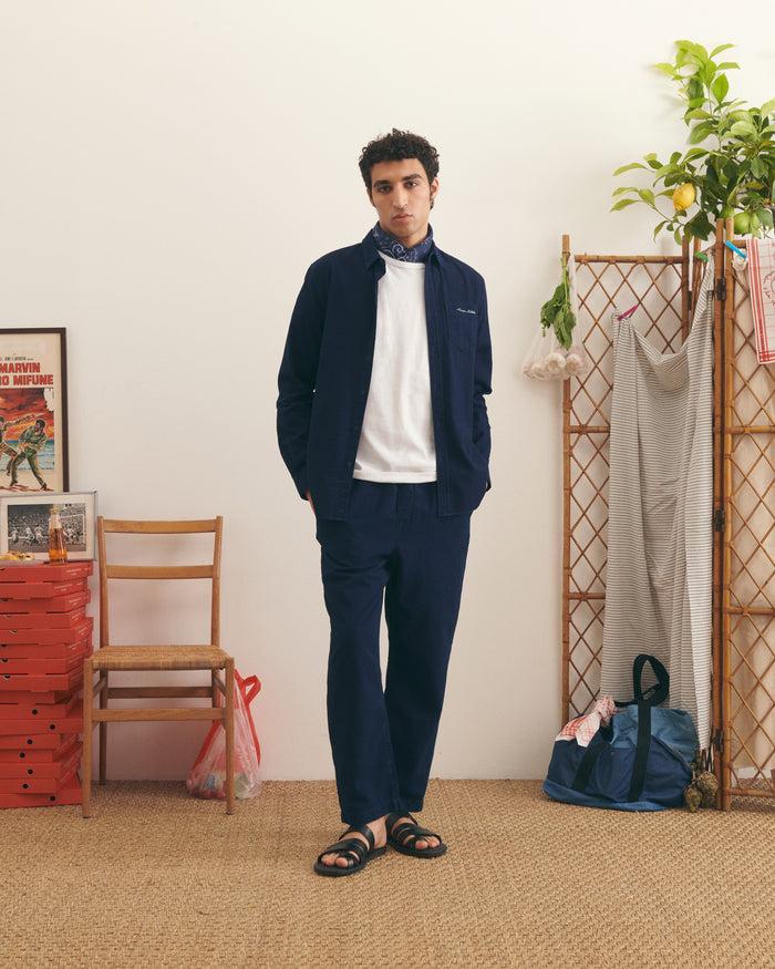 Maison Labiche La Chemise Bonne Graine "seersucker Coton"