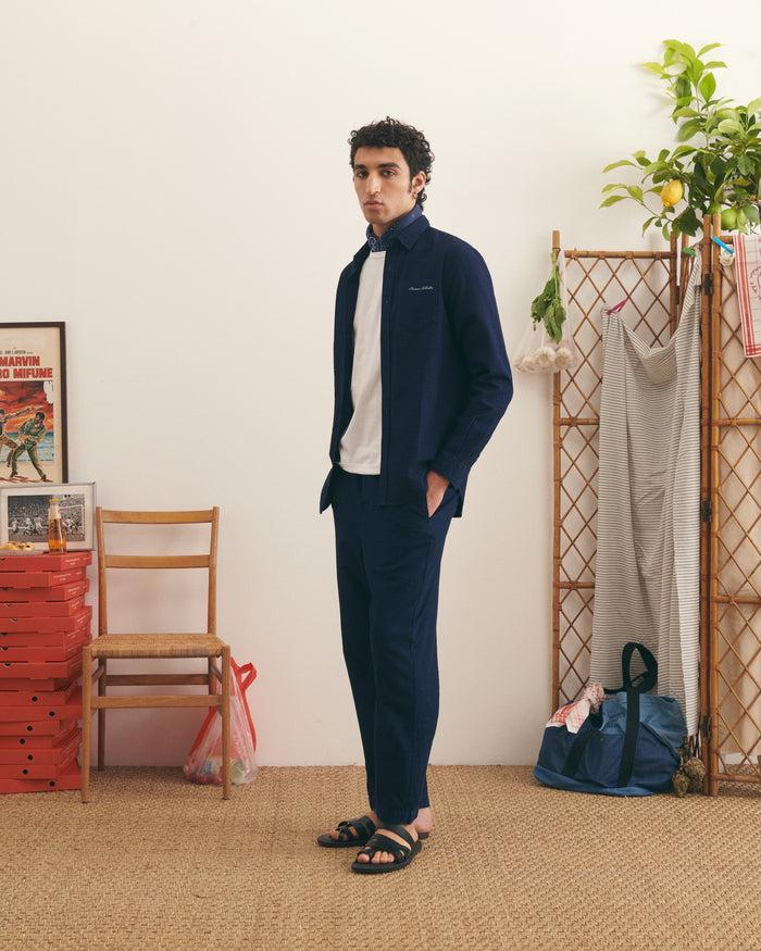 Maison Labiche La Chemise Bonne Graine "seersucker Coton"