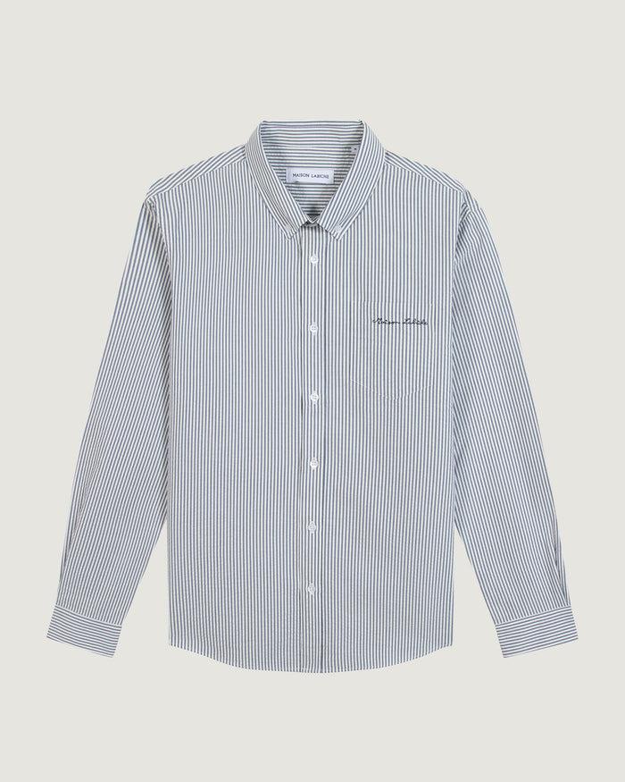 maison labiche La Chemise Bonne Graine "seersucker coton"