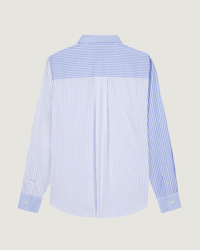 Maison Labiche La Chemise Dewet En Popeline 'wine & Chill'