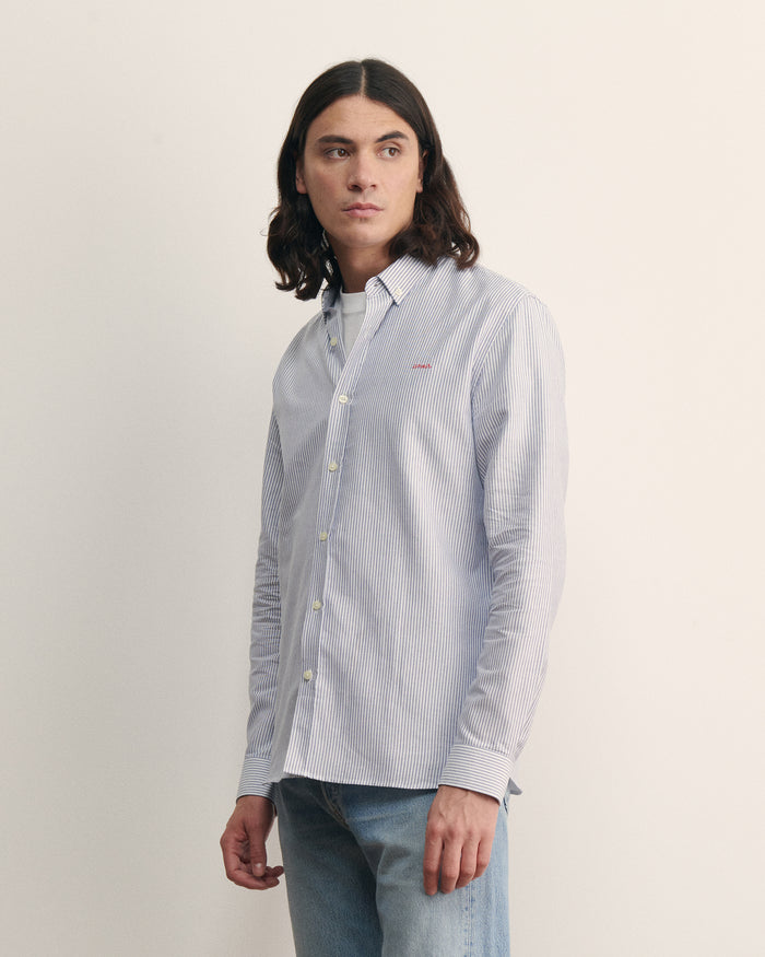 Maison Labiche La Chemise Malesherbes En Oxford "amour"