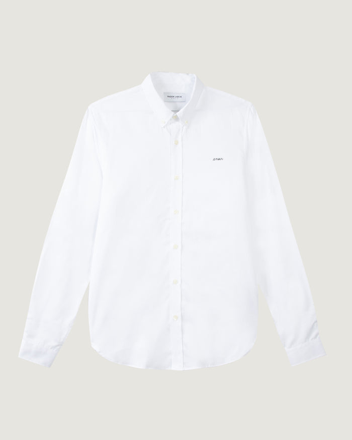 maison labiche La Chemise Malesherbes en twill "amour"