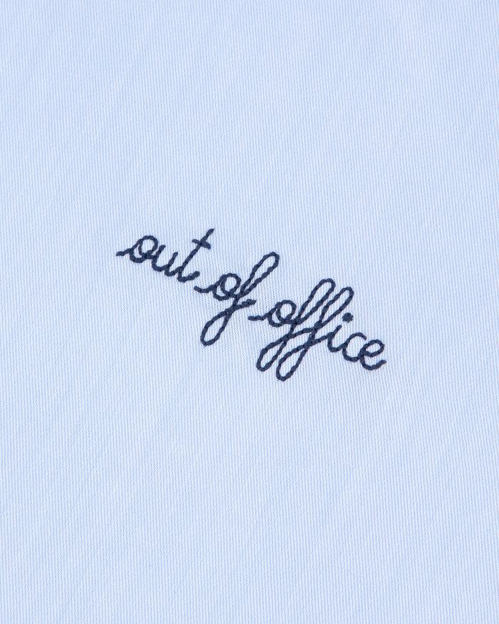 Maison Labiche La Chemise Malesherbes En Twill "out Of Office"