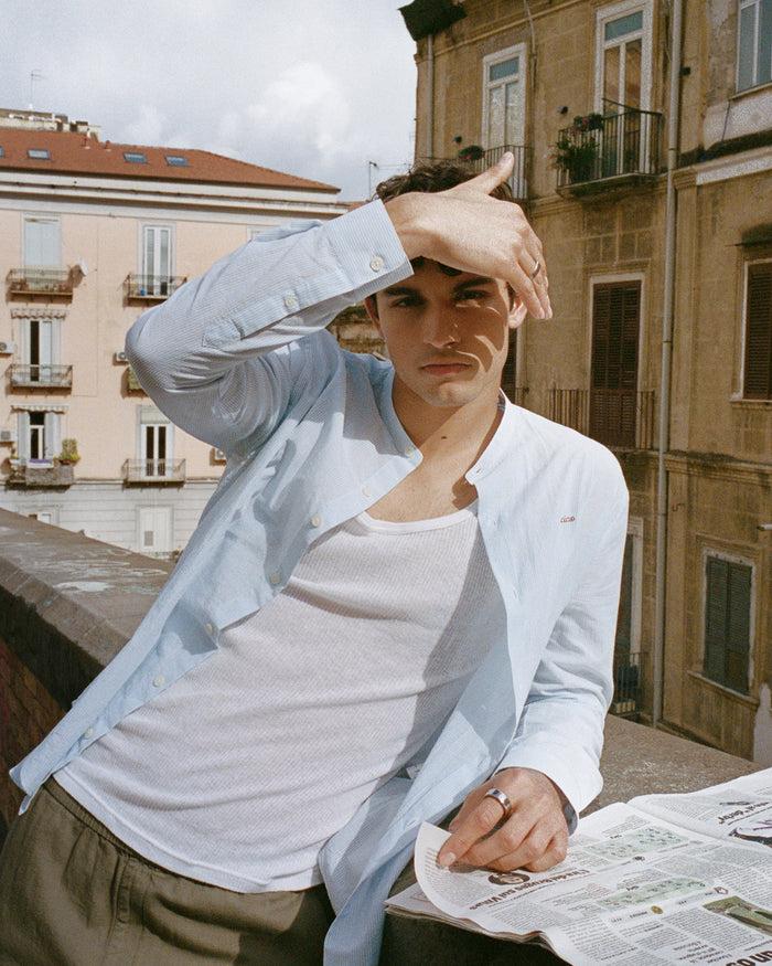 Maison Labiche La Chemise Rennes En Lin Et Coton "ciao"