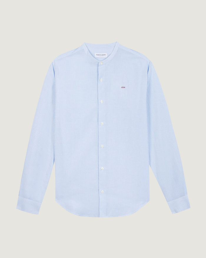 maison labiche La Chemise Rennes En Lin Et coton "ciao"
