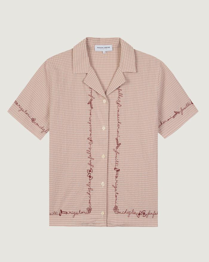 maison labiche La Chemise Souchier En seersucker "pates"