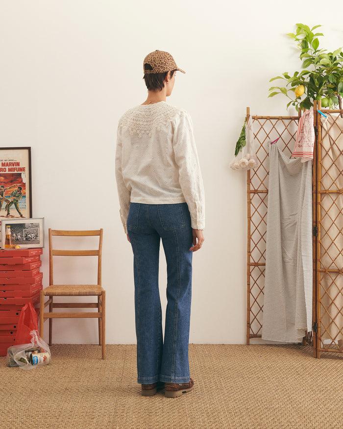 Maison Labiche La Chemise Sourdiere Col Crochet "amour Toujours"