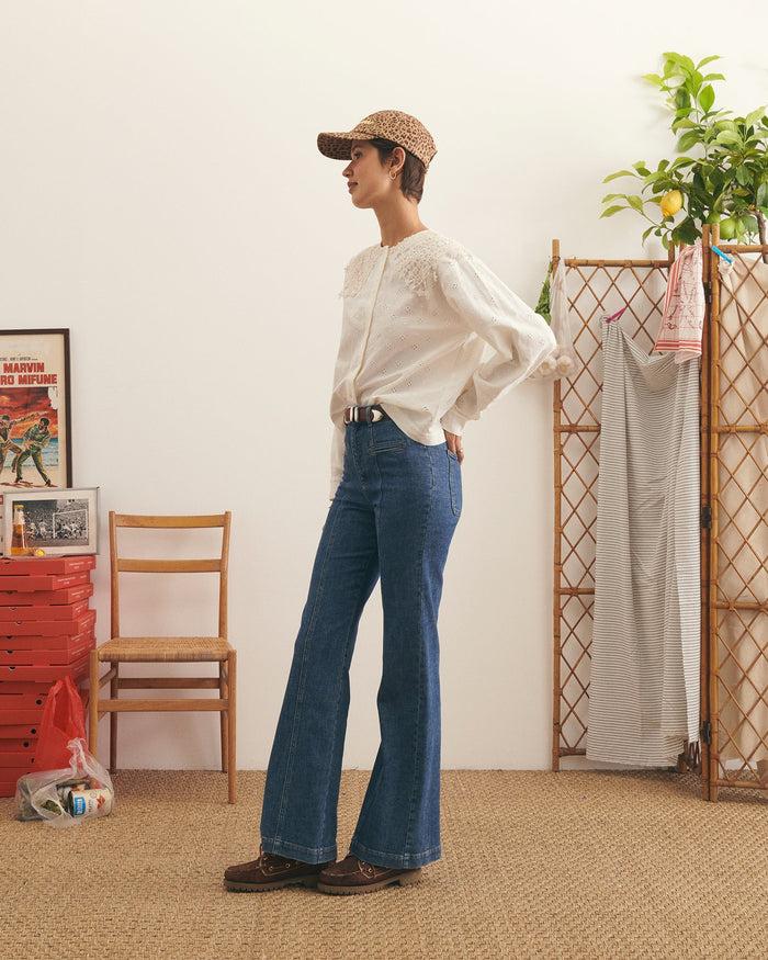 Maison Labiche La Chemise Sourdiere Col Crochet "amour Toujours"