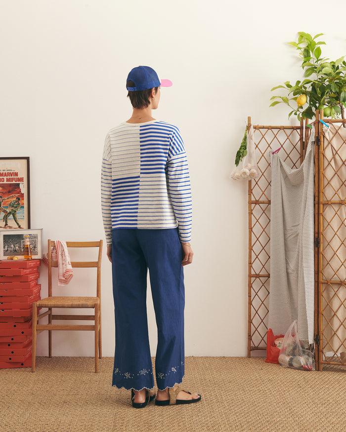 Maison Labiche La Mariniere Braudel "patch Coeur" Femme