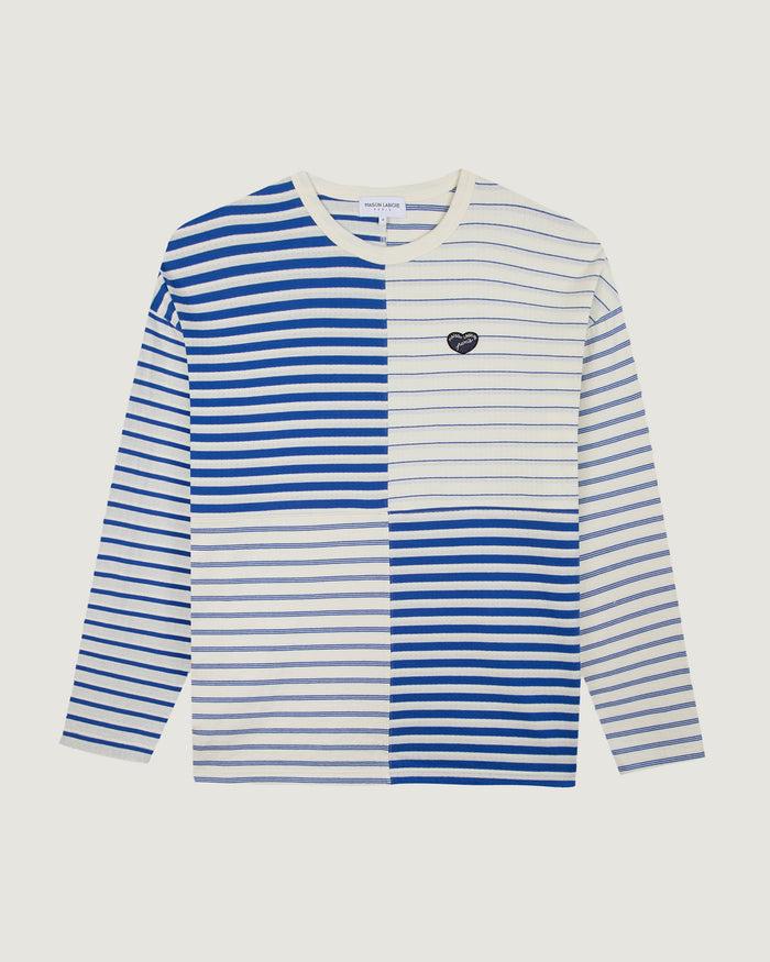 maison labiche La Marinière Braudel "patch coeur" homme