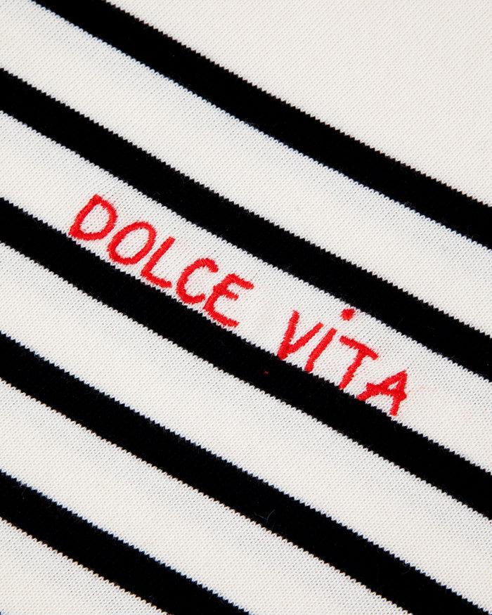 Maison Labiche La Marinière Montpar Manches Courtes "dolce Vita"