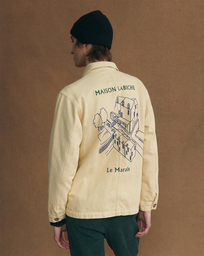 Maison Labiche La Veste Sébasto En Twill "vieille Du Temple"