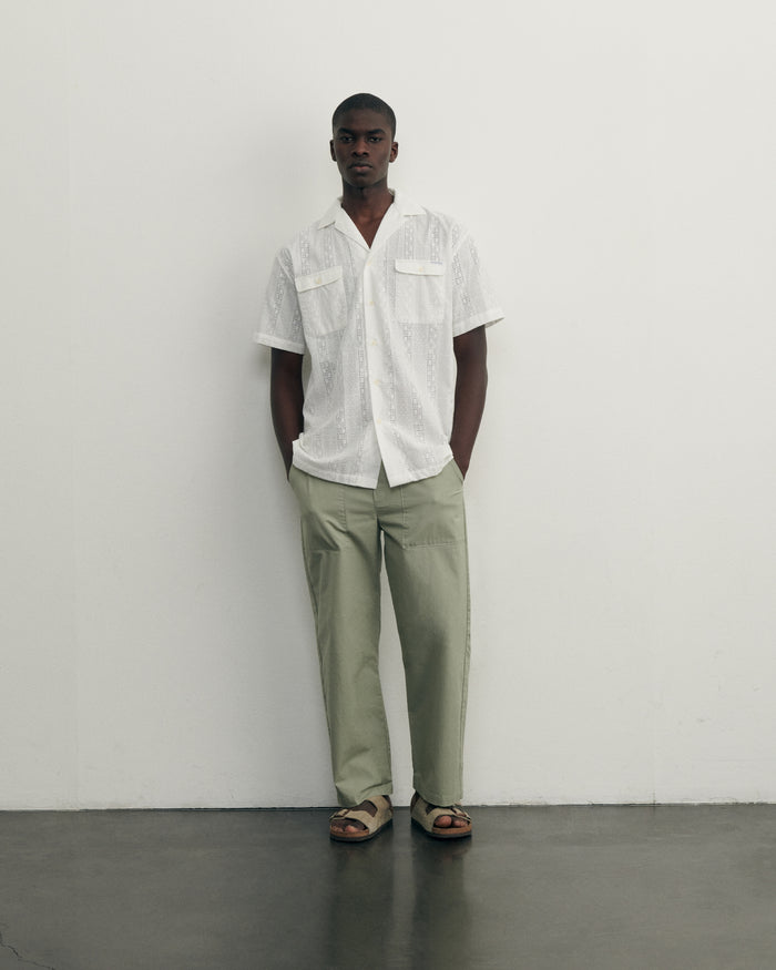 Maison Labiche Le Chemise Oversized Laurens En Broderie Anglaise
