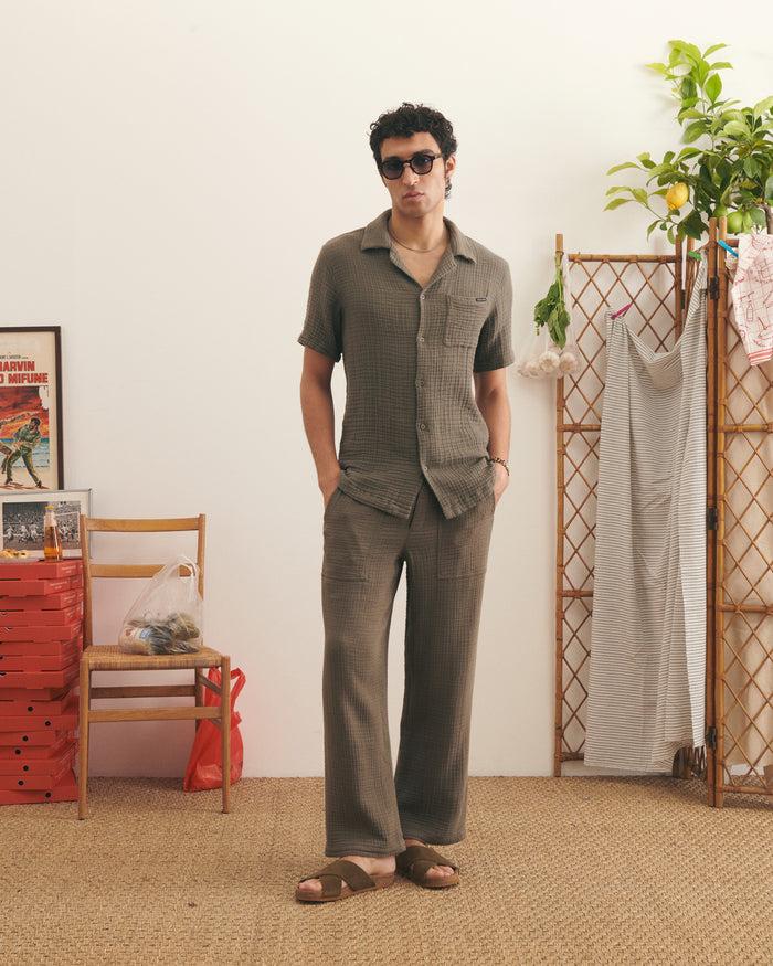 Maison Labiche Le Pantalon Guigner "en Gaze De Coton"