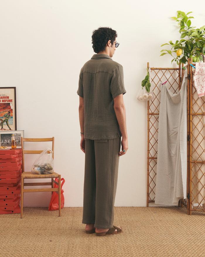 Maison Labiche Le Pantalon Guigner "en Gaze De Coton"