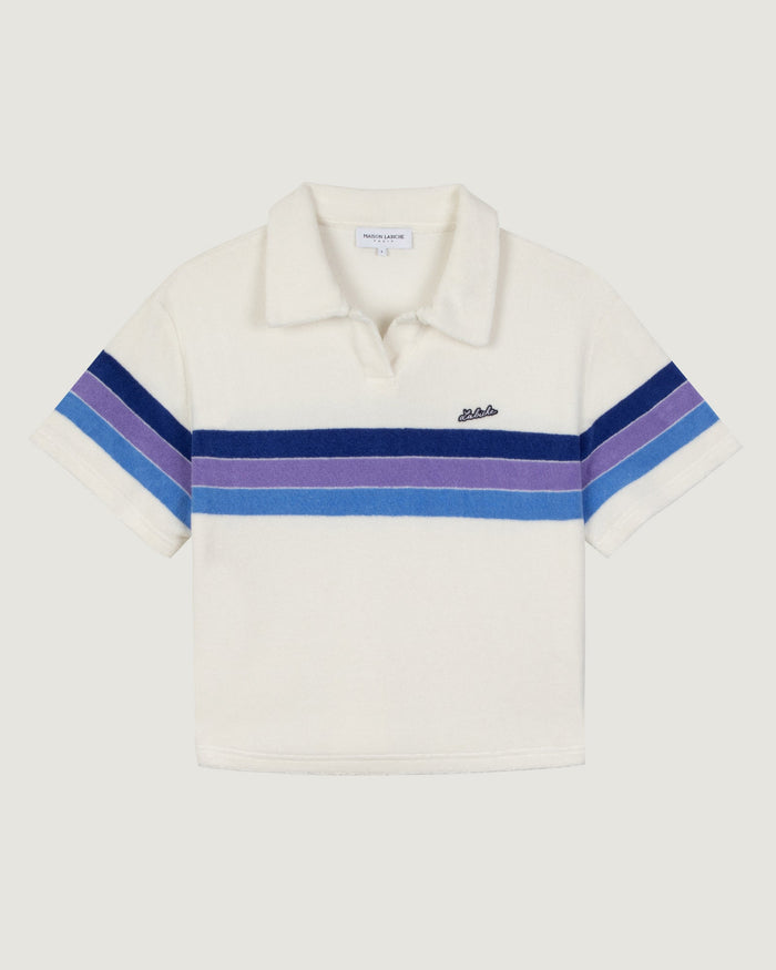 maison labiche Le Polo Marces En éponge "patch labiche"