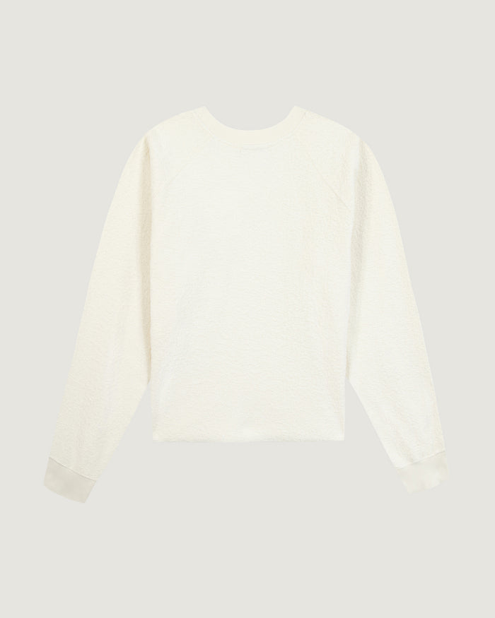 Maison Labiche Le Sweatshirt Casel En éponge "patch Coeur"