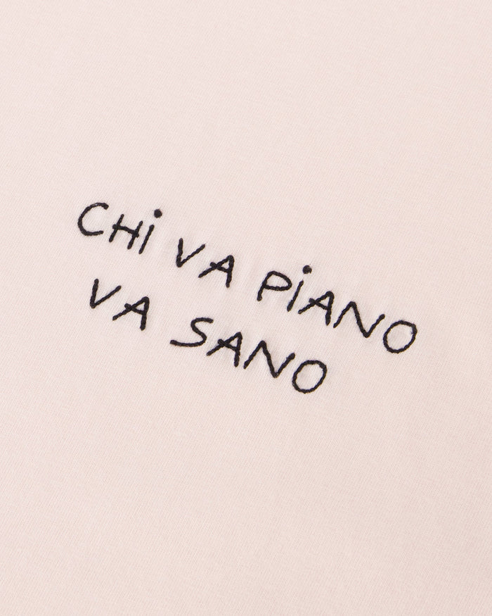 Maison Labiche Le Tee-shirt Popincourt "chi Va Piano"