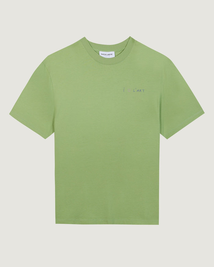 maison labiche Le Tee-shirt Popincourt "i love l art"