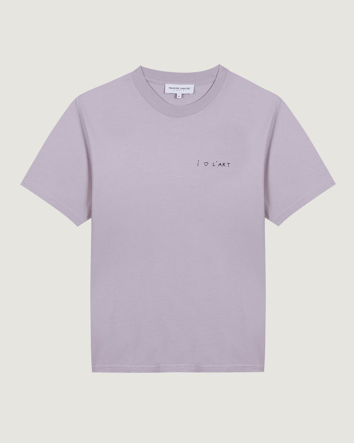 maison labiche Le Tee-shirt Popincourt "i love l art"
