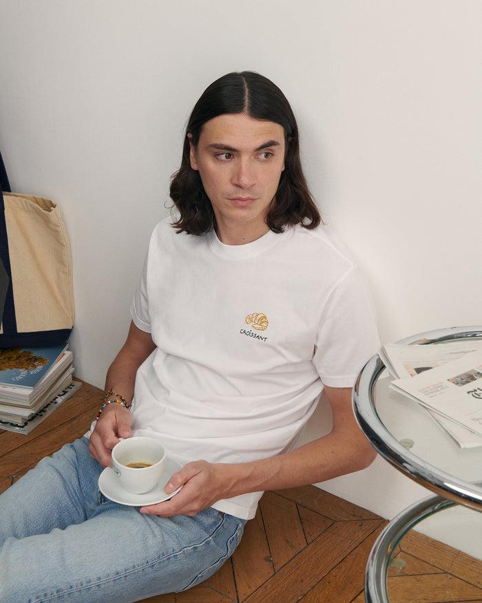 Maison Labiche Le Tee-shirt Popincourt Unisexe "croissant"