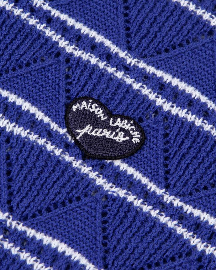 Maison Labiche Le Tee-shirt Tricoté Gravillie "patch Coeur"