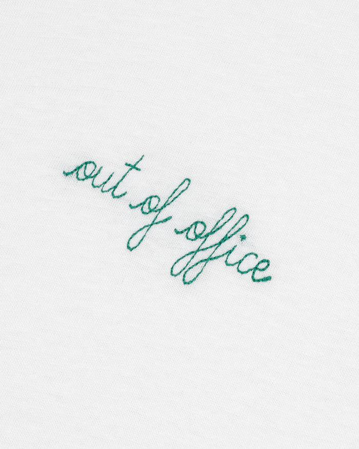 Maison Labiche Le Tee-shirt Villiers En Coton "out Of Office"