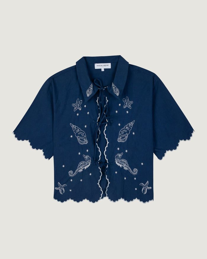 maison labiche La Chemise Breche "coquillages"