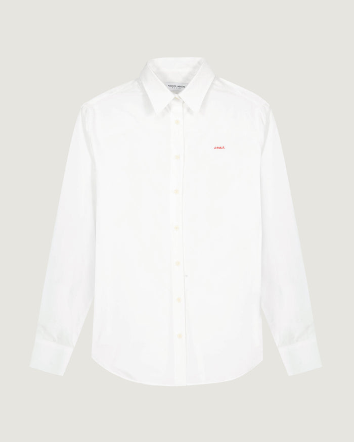 maison labiche La Chemise Dewet En Popeline "amour"