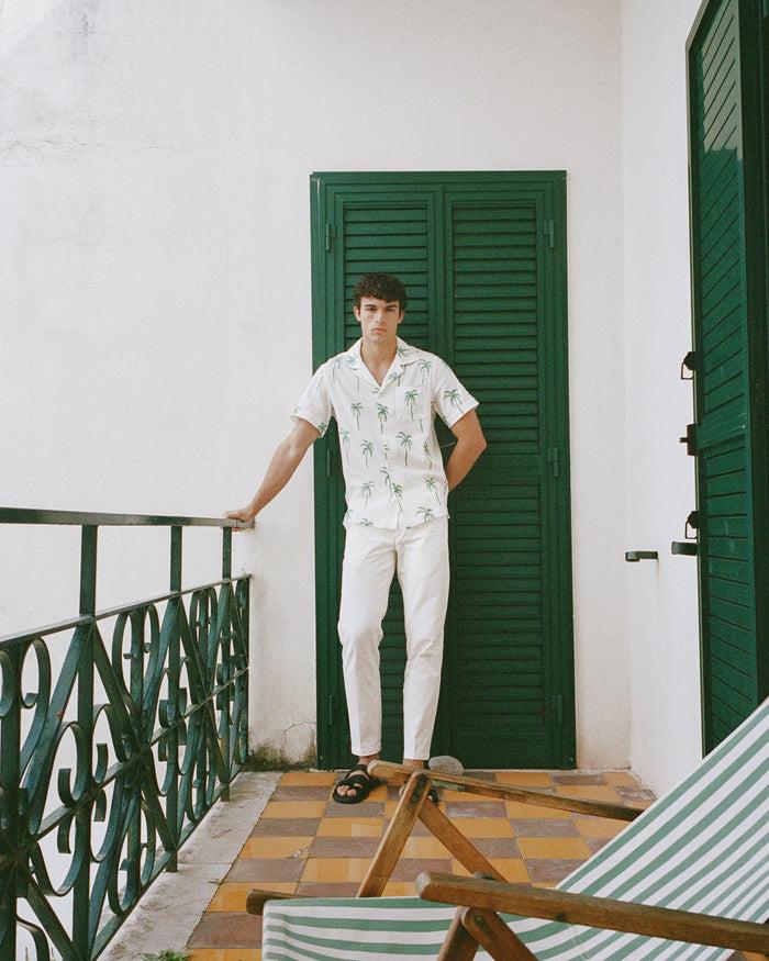 Maison Labiche La Chemise Germain "palmiers"
