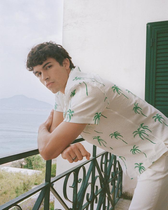 Maison Labiche La Chemise Germain "palmiers"
