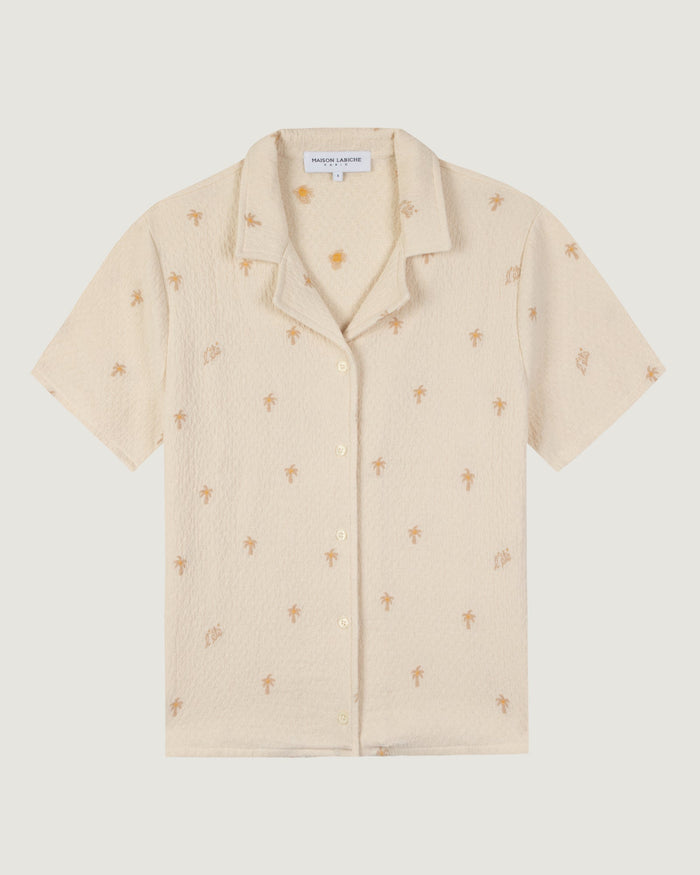 maison labiche La Chemise Souchier "palmiers"