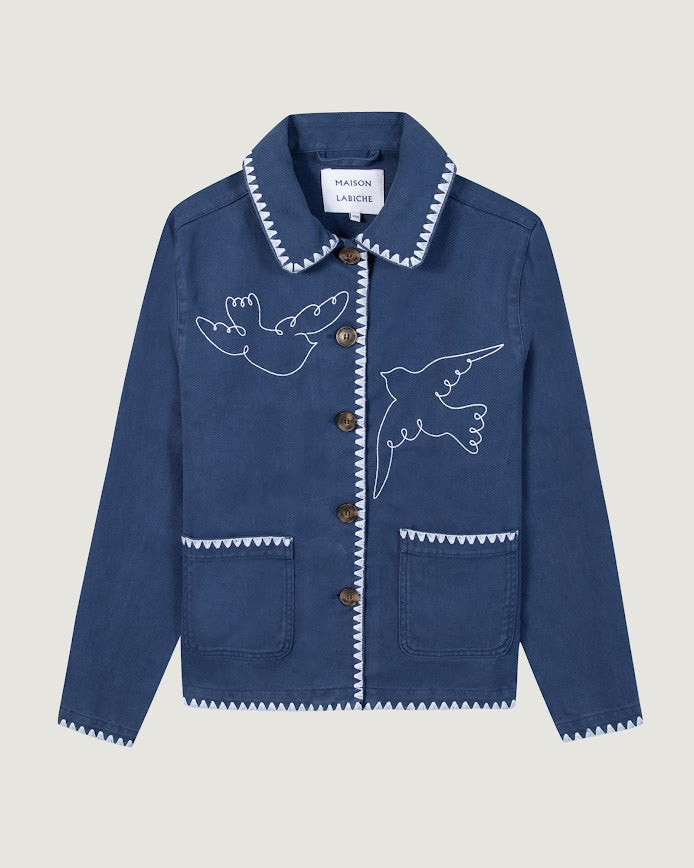 maison labiche La Chemise Thure "doves"