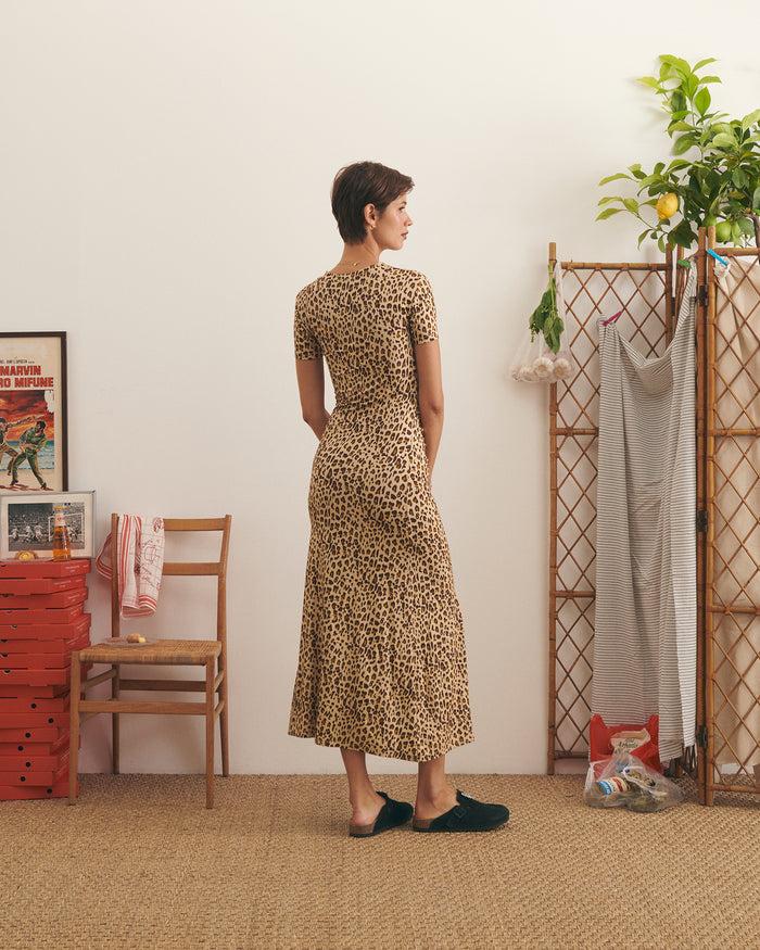 Maison Labiche La Robe Psichari "leopard"